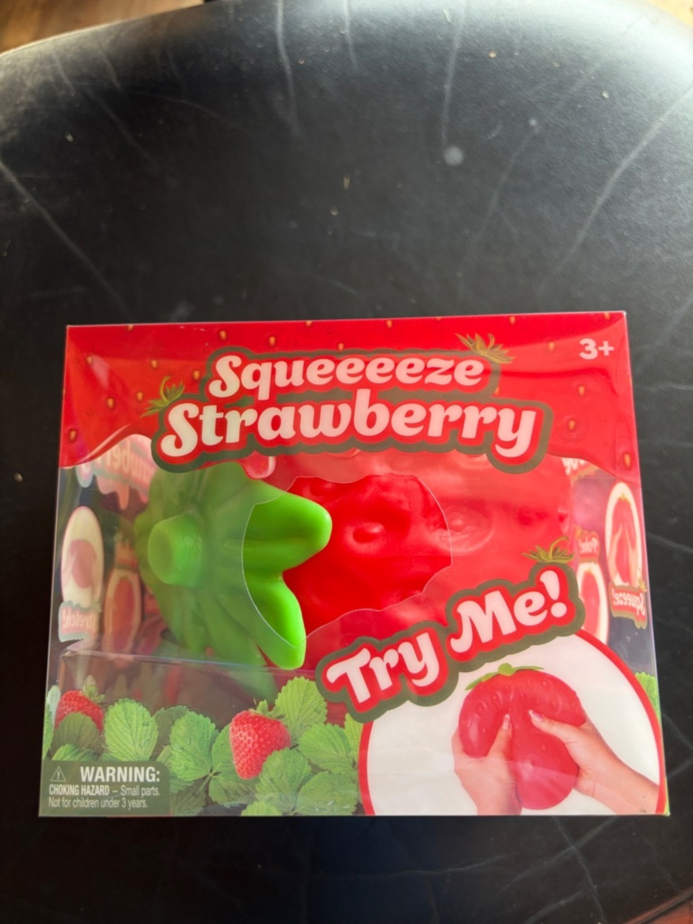 Sunny Days Jumbo Squeezy Strawberry Squishy Toy Stress Relief Sensory Fun